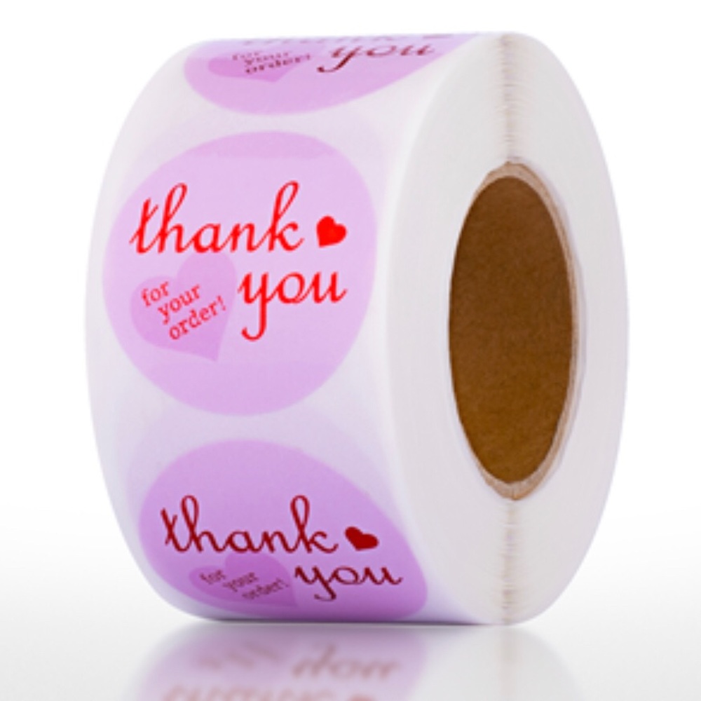 NEW Poshmark Packages "Thank you!" Gift Wrapping Shipping Supplies Set ~ 6 Items - Picture 5 of 11